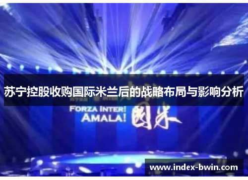 苏宁控股收购国际米兰后的战略布局与影响分析